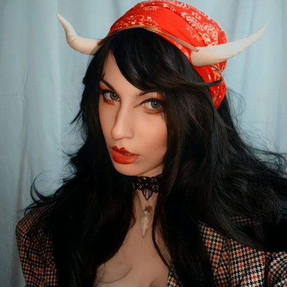 Satan's Secretary Collection | Black and Red Houndstooth Vintage Women's Blazer - Picture 1 of 5